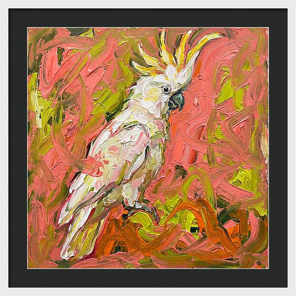 Cockatoo In Expressionist Style