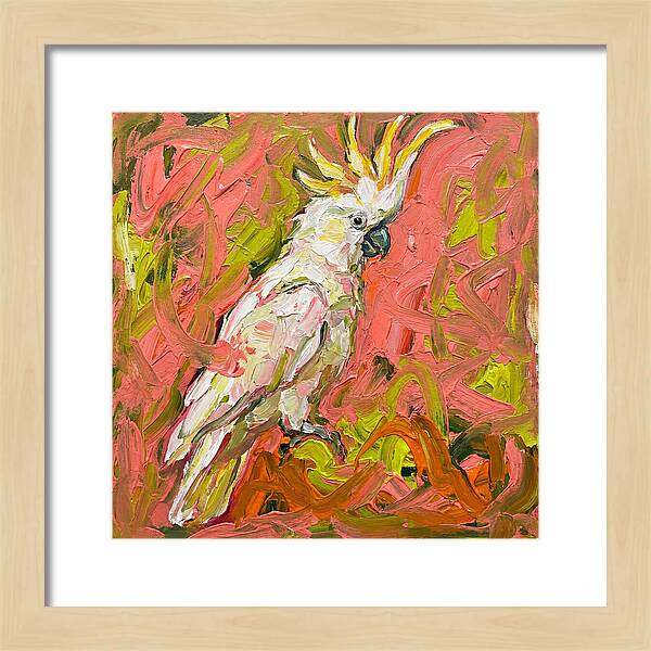 Cockatoo In Expressionist Style
