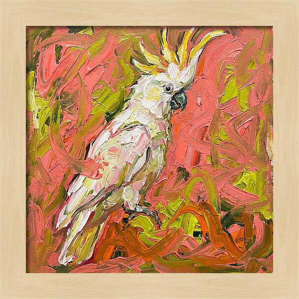 Cockatoo In Expressionist Style