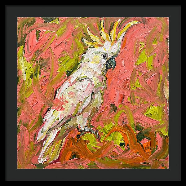 Cockatoo In Expressionist Style