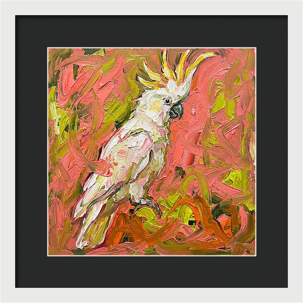 Cockatoo In Expressionist Style