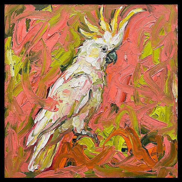 Cockatoo In Expressionist Style