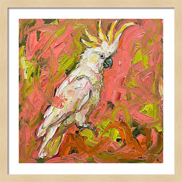 Cockatoo In Expressionist Style