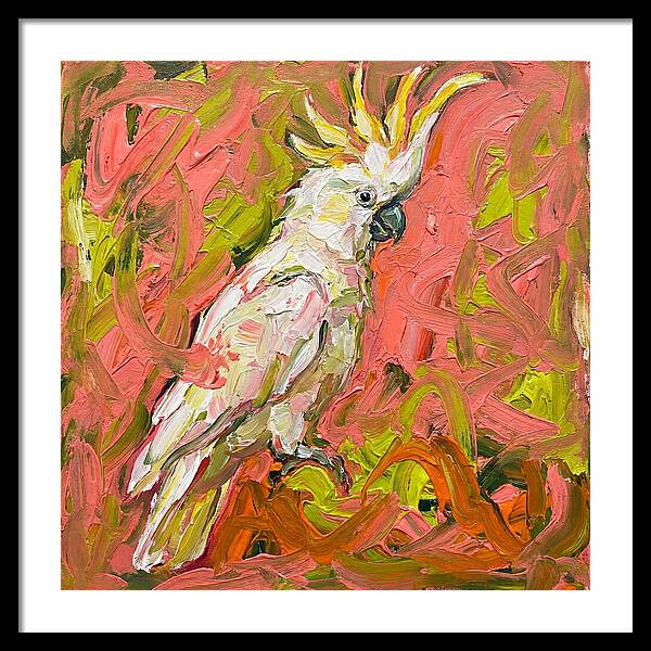 Cockatoo In Expressionist Style