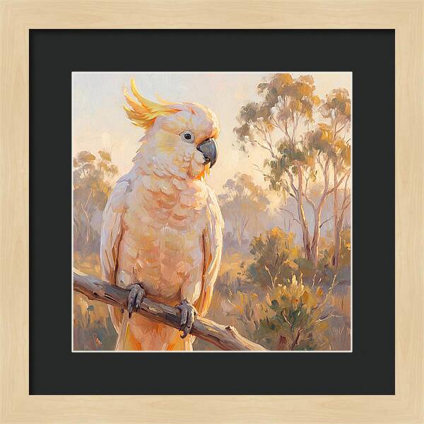 Cockatoo In Golden Light