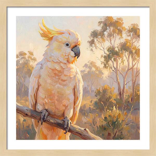 Cockatoo In Golden Light