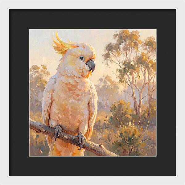 Cockatoo In Golden Light