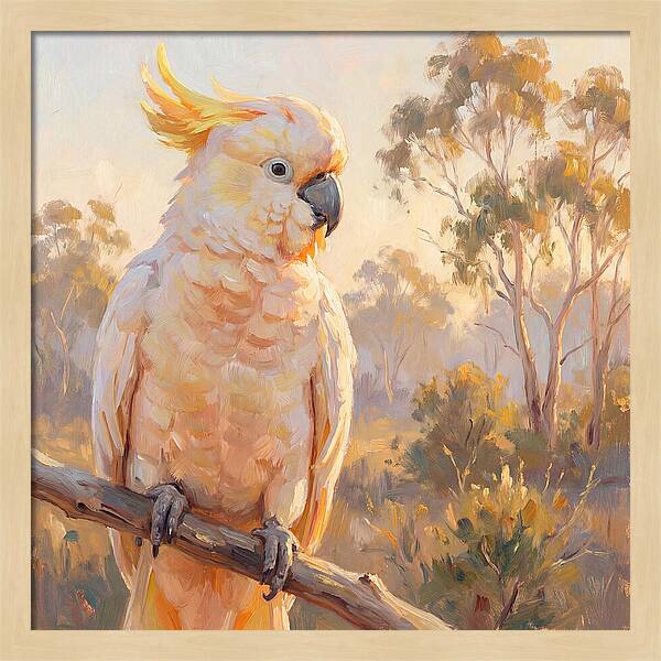 Cockatoo In Golden Light