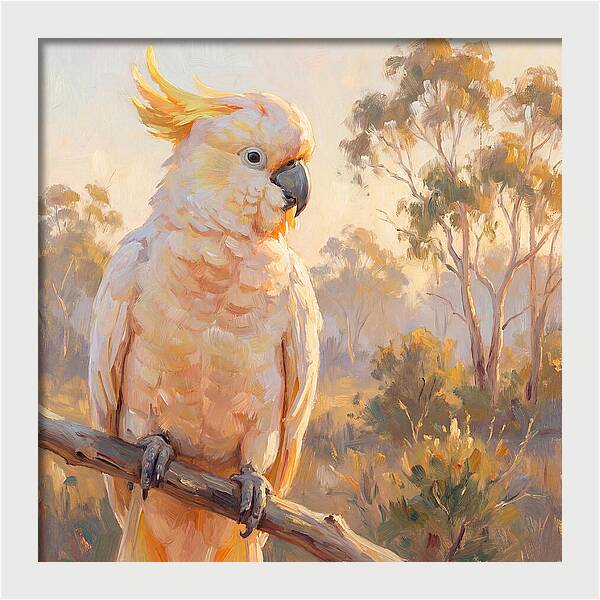 Cockatoo In Golden Light