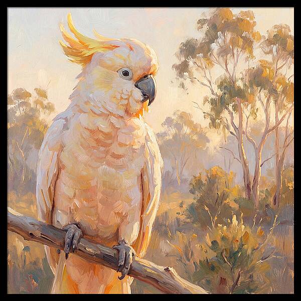 Cockatoo In Golden Light