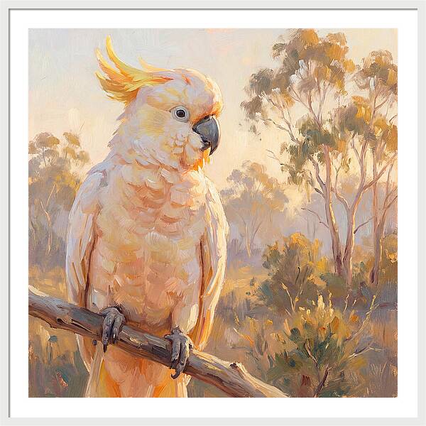 Cockatoo In Golden Light
