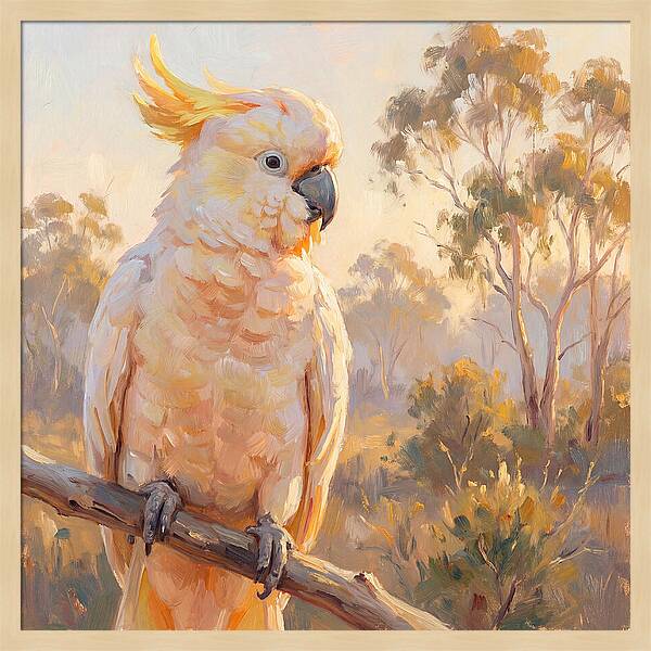 Cockatoo In Golden Light