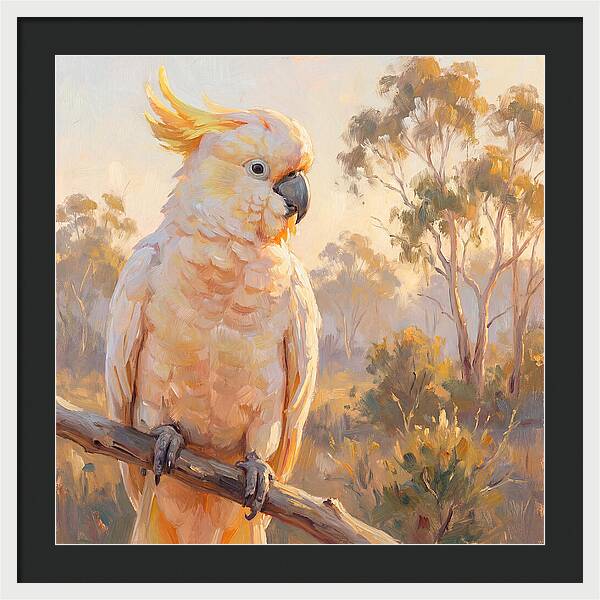 Cockatoo In Golden Light