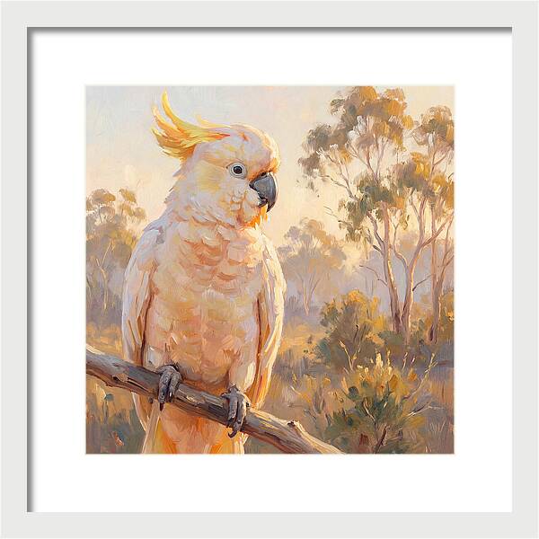 Cockatoo In Golden Light
