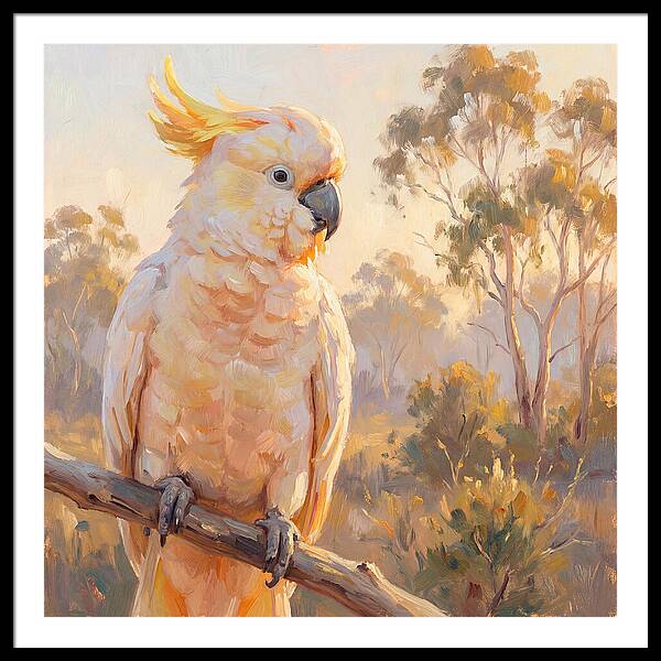 Cockatoo In Golden Light
