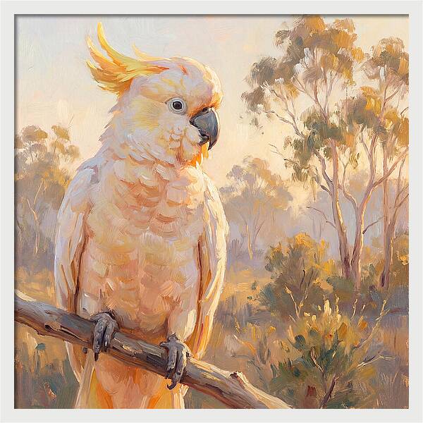 Cockatoo In Golden Light
