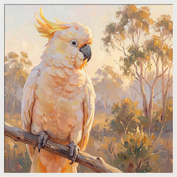 Cockatoo In Golden Light
