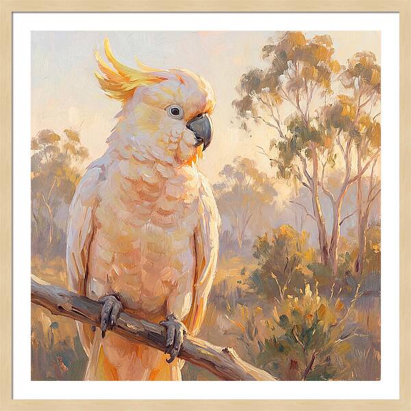 Cockatoo In Golden Light