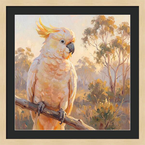 Cockatoo In Golden Light