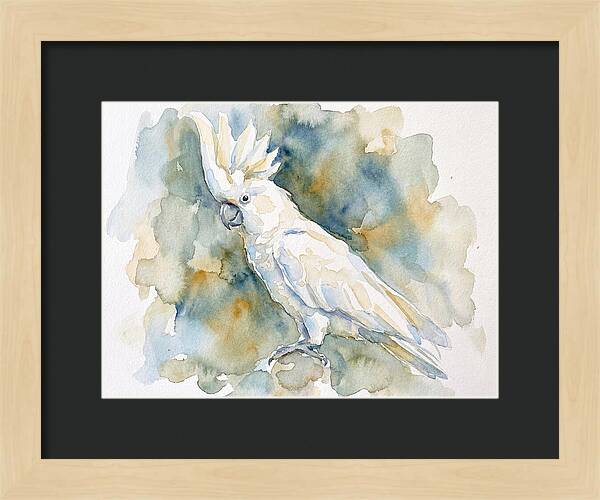 Cockatoo In Watercolor Bliss