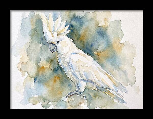 Cockatoo In Watercolor Bliss