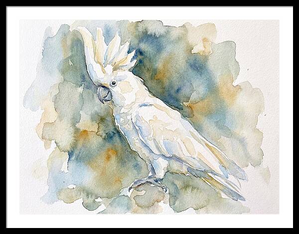 Cockatoo In Watercolor Bliss
