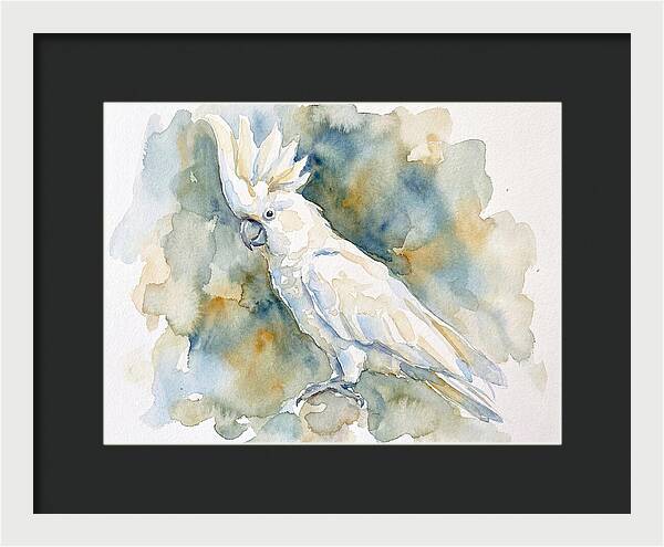 Cockatoo In Watercolor Bliss