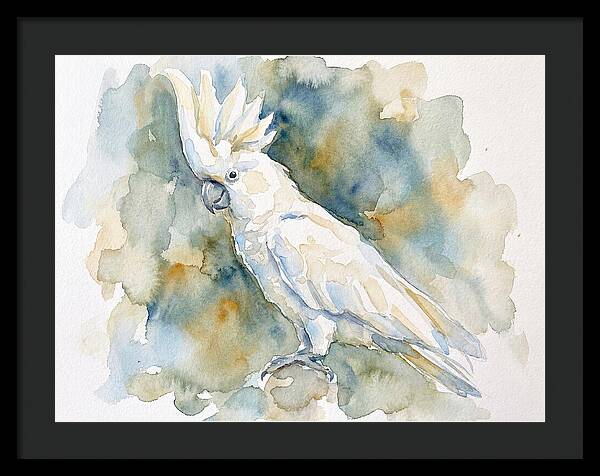Cockatoo In Watercolor Bliss