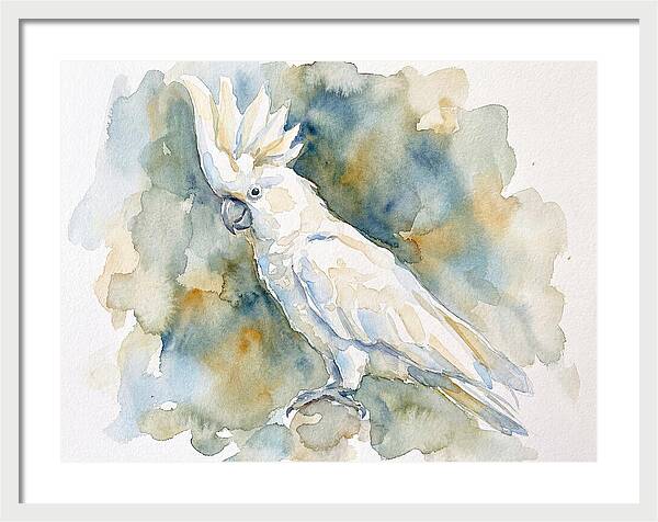 Cockatoo In Watercolor Bliss
