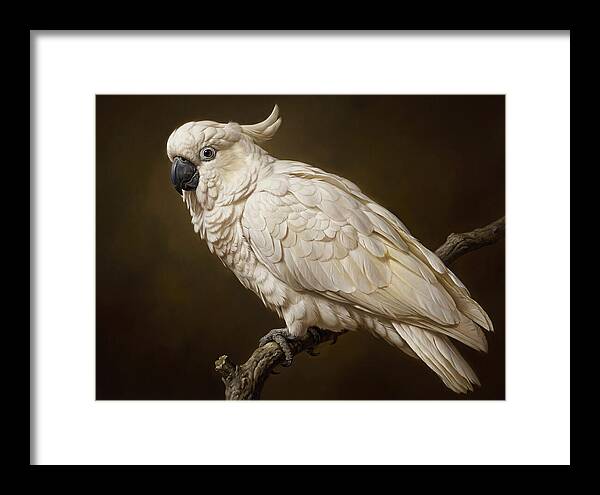 Cockatoo Perched In Detail