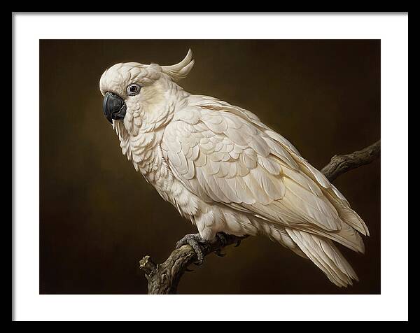 Cockatoo Perched In Detail