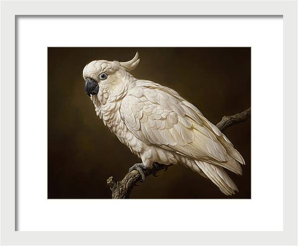 Cockatoo Perched In Detail