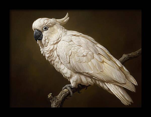Cockatoo Perched In Detail