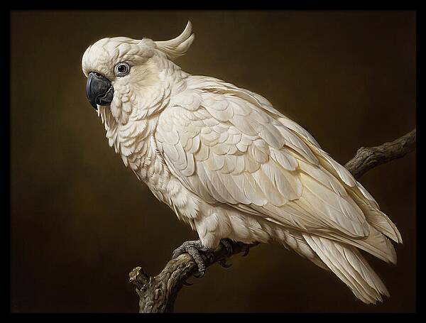 Cockatoo Perched In Detail