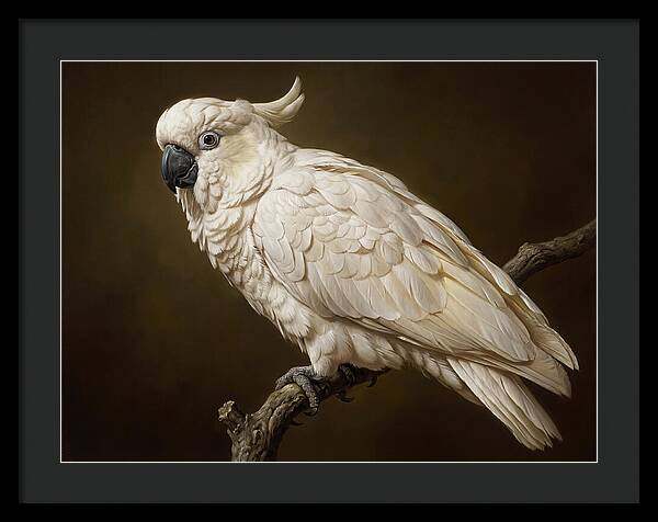 Cockatoo Perched In Detail