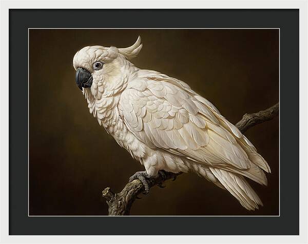 Cockatoo Perched In Detail