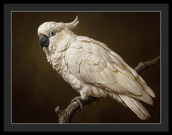 Cockatoo Perched In Detail