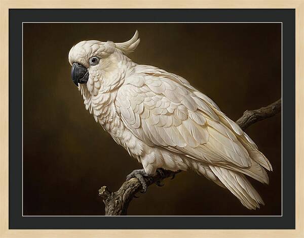 Cockatoo Perched In Detail