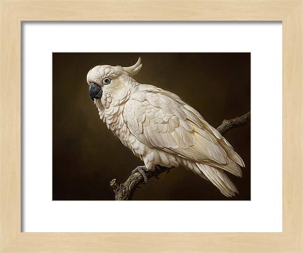 Cockatoo Perched In Detail
