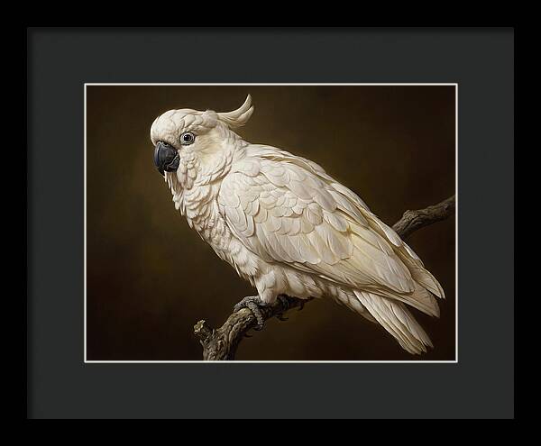 Cockatoo Perched In Detail