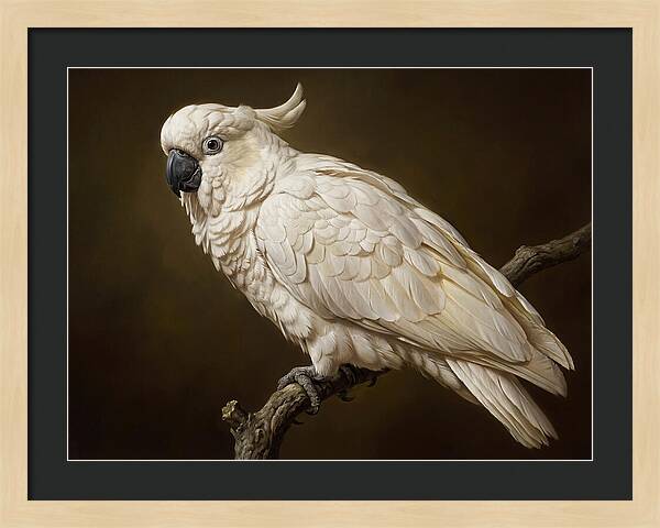 Cockatoo Perched In Detail