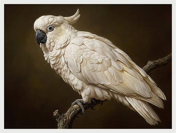 Cockatoo Perched In Detail
