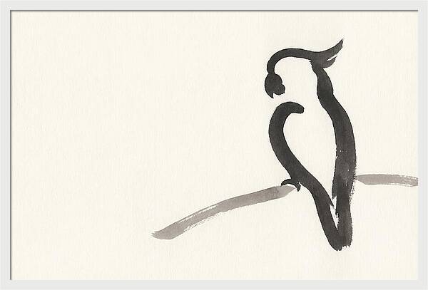 Cockatoo Silhouette In Ink