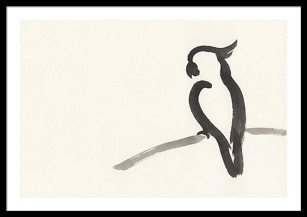 Cockatoo Silhouette In Ink