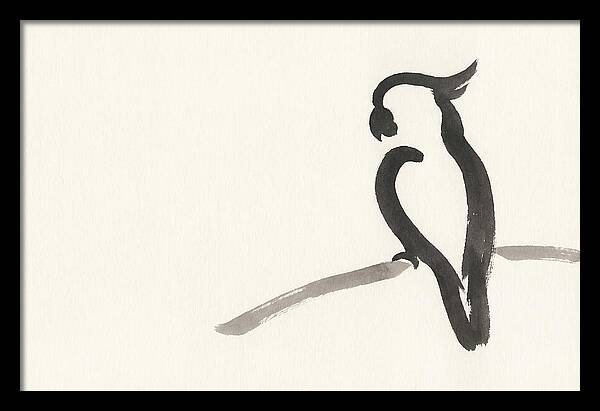 Cockatoo Silhouette In Ink