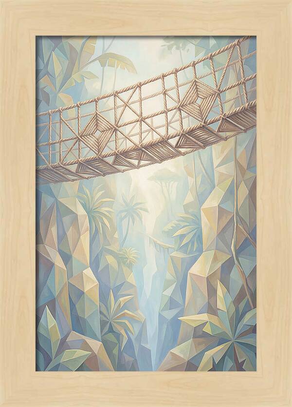 Coconut Fiber Rope Bridge