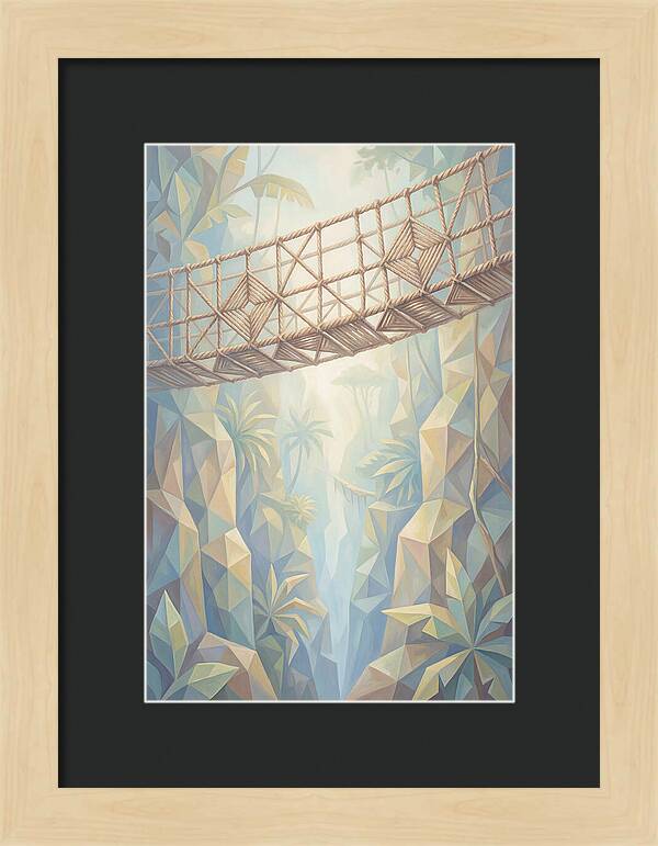 Coconut Fiber Rope Bridge