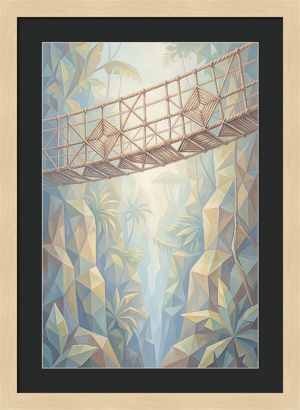 Coconut Fiber Rope Bridge