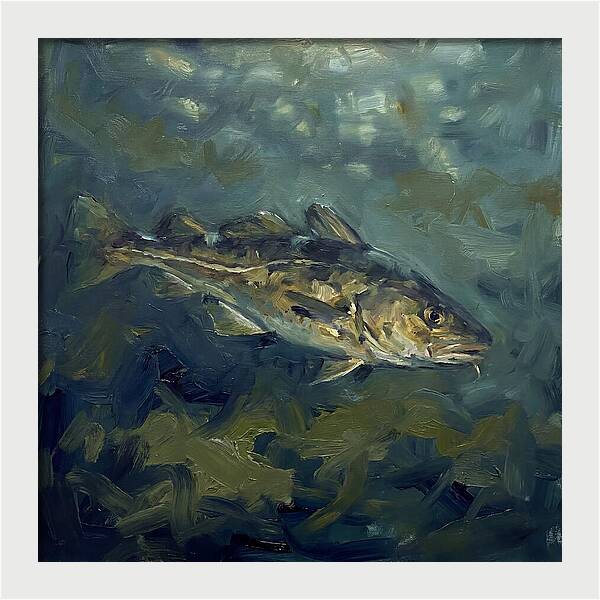 Cod Swimming In Water