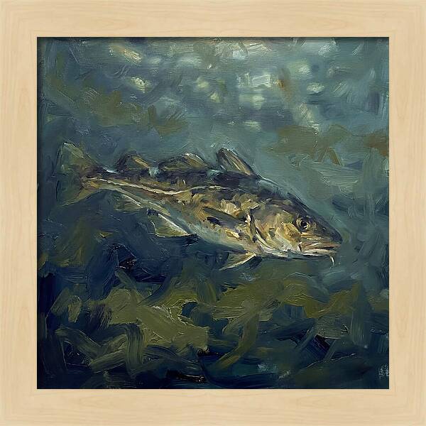 Cod Swimming In Water